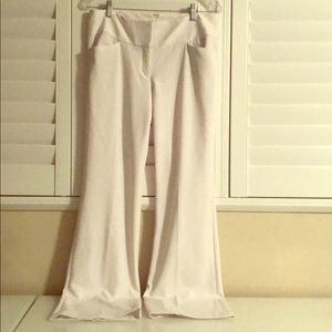 Ladies express editor white dress pants